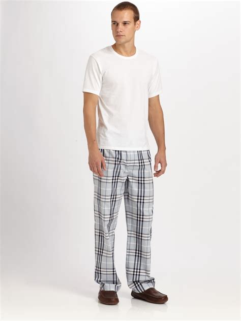 burberry pajama set empire blue|burberry her men's clothing.